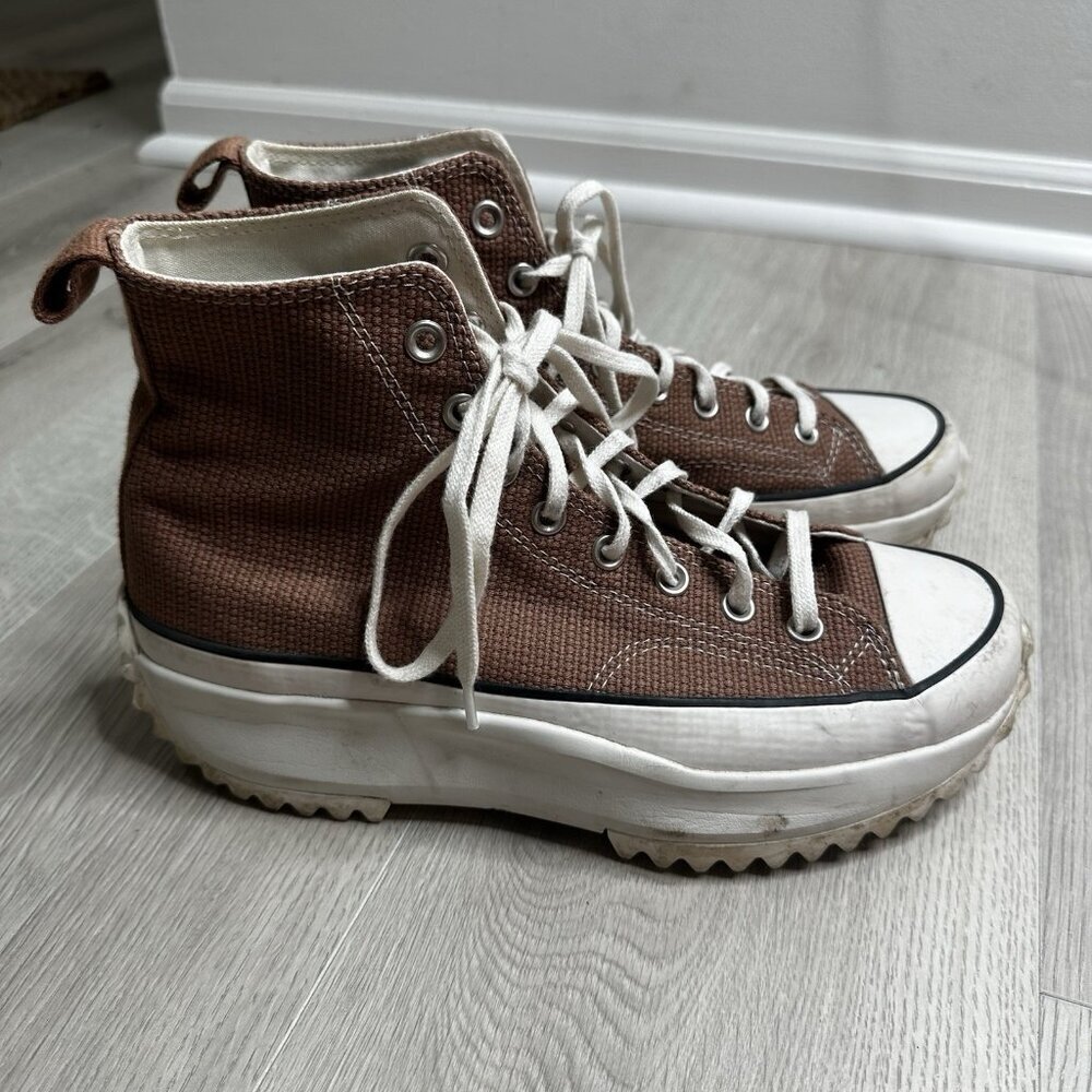 Converse Unisex Run Star‎ Hike Platform High Top Shoes Sneakers Men 9.5/Wmn 11 - Picture 2 of 11